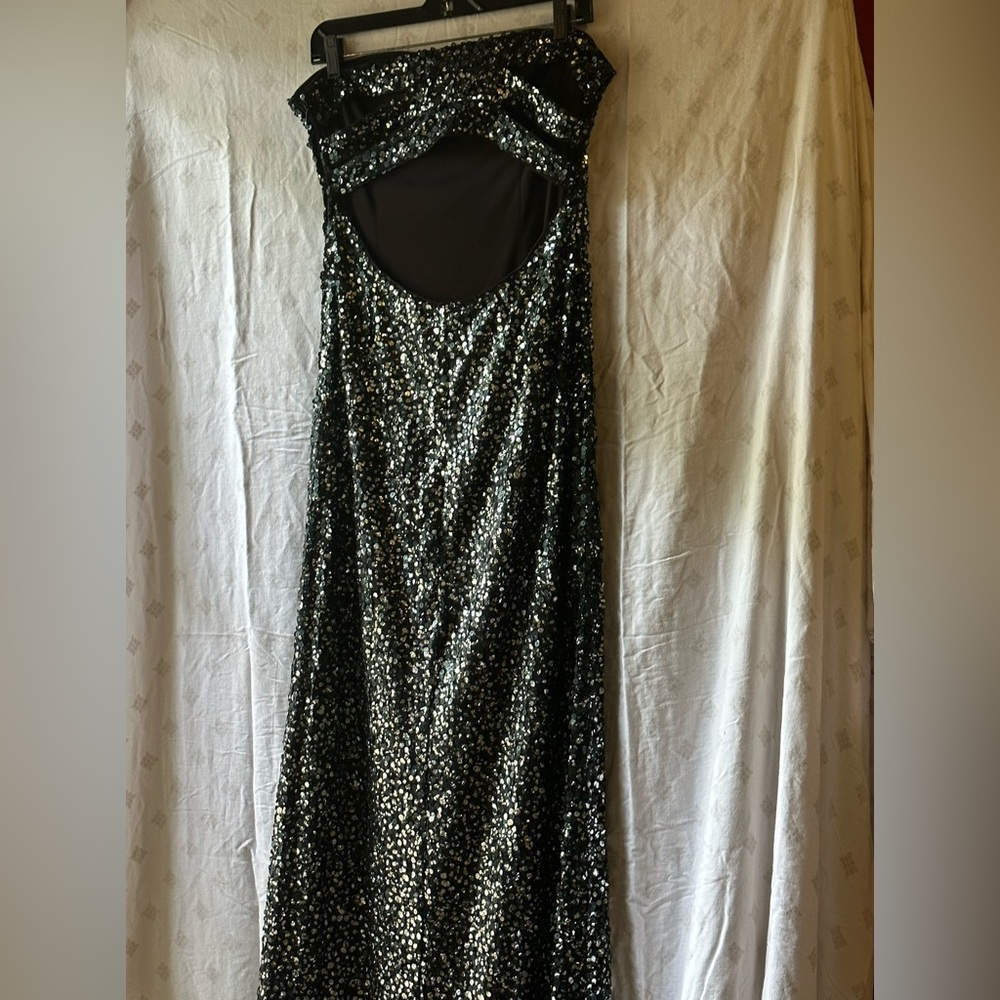 Sexy Black Rhinestones Gown - Picture 4 of 4